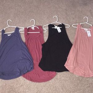 4 Tillys tank tops